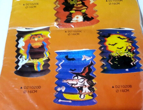 Halloween lanterne carta - 12,