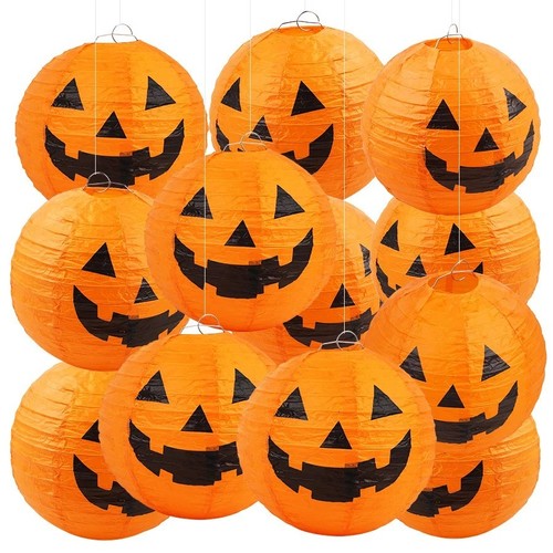 Lanterna carta zucca - lanterna,