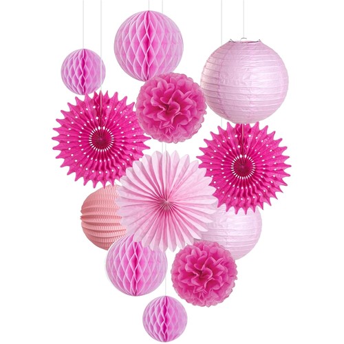 Lanterne carta rosa - lanterne,