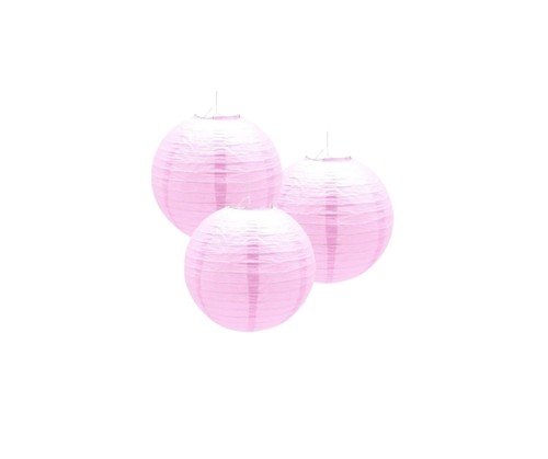Lanterne carta rosa - 30, cm
